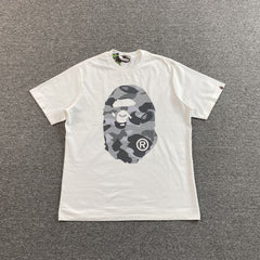 Bape Camo Big Ape Head Tee White