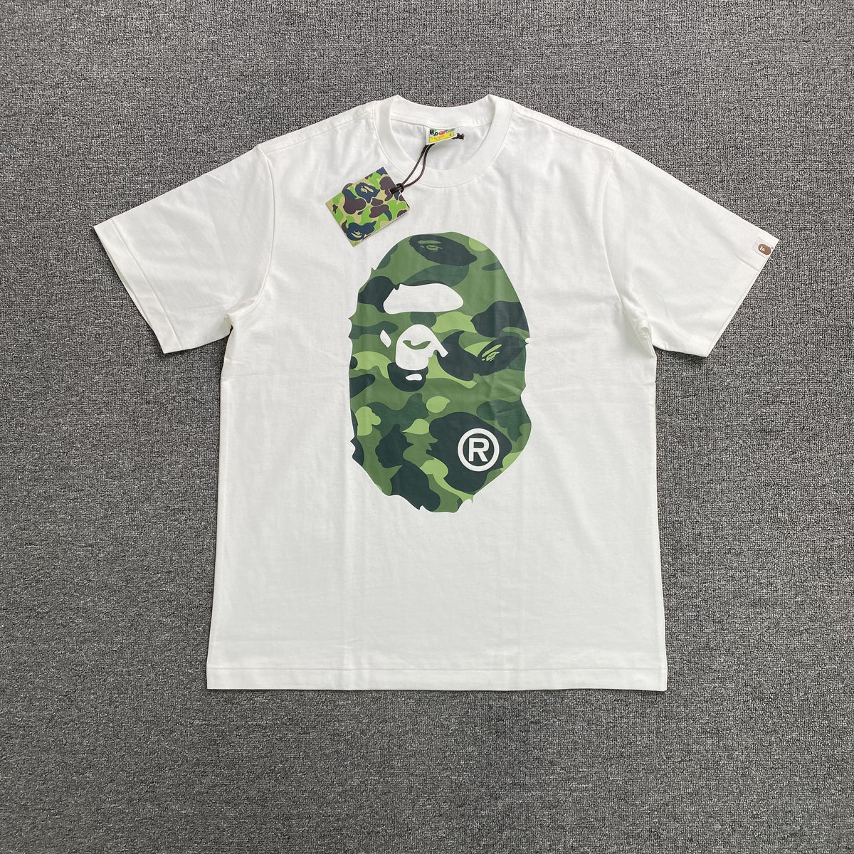 Bape Camo Big Ape Head Tee White