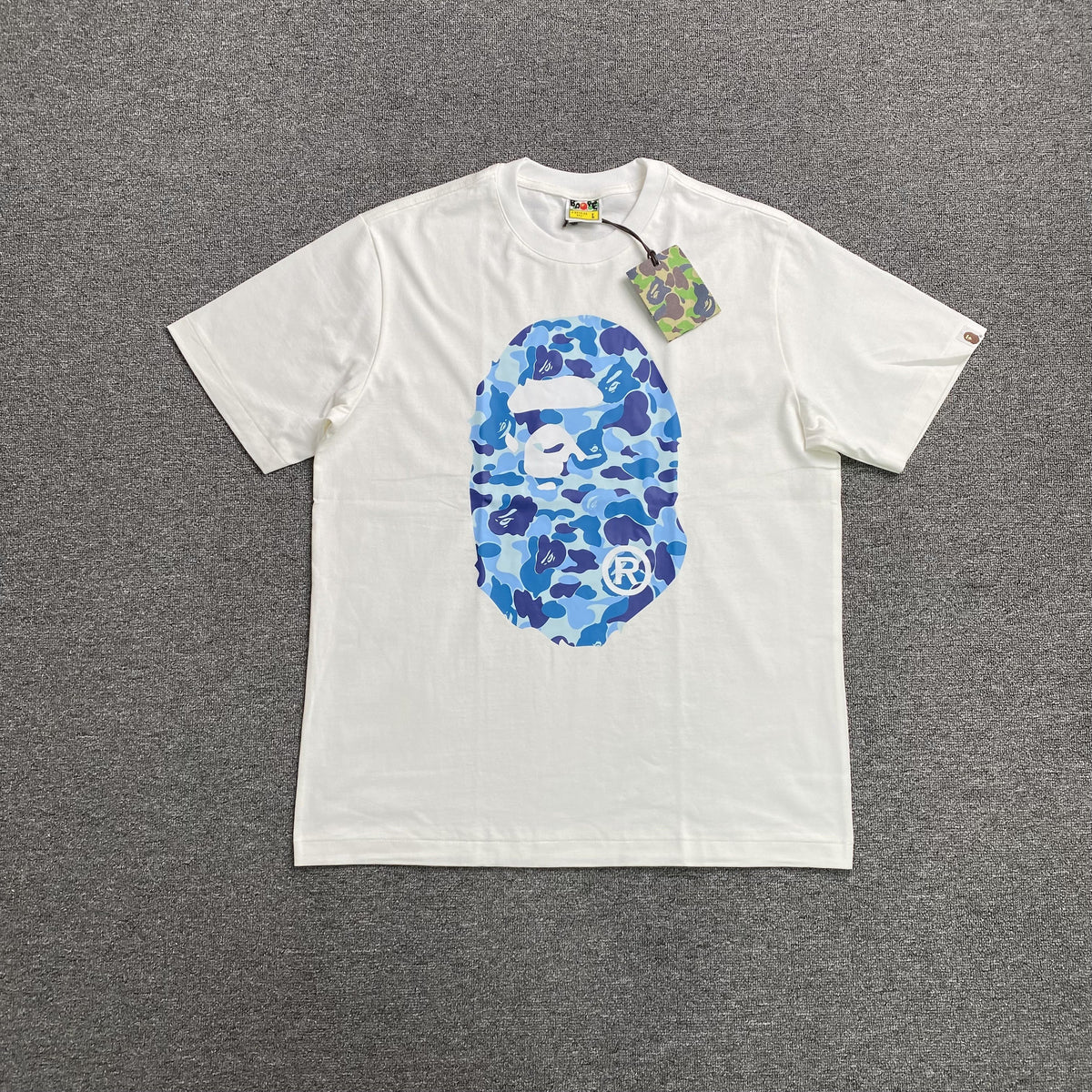 Bape Camo Big Ape Head Tee White