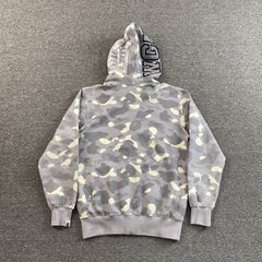 Bape City Camo Shark Full Zip Hoodie Grey