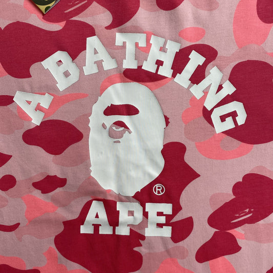 Bape Color Camo Tee Pink