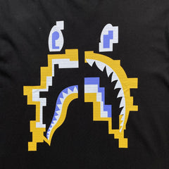 Bape Digital Shark Tee Black