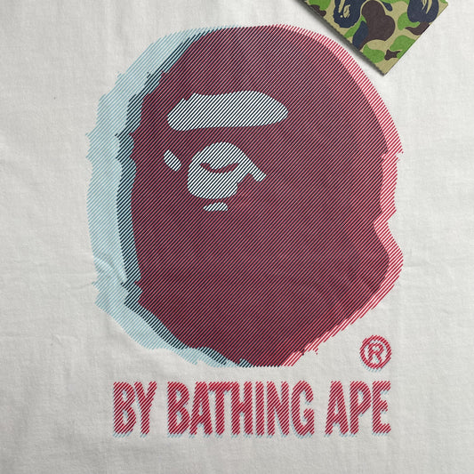 Bape Glitch Art Tee White