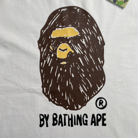 Bape Hand Draw Tee White