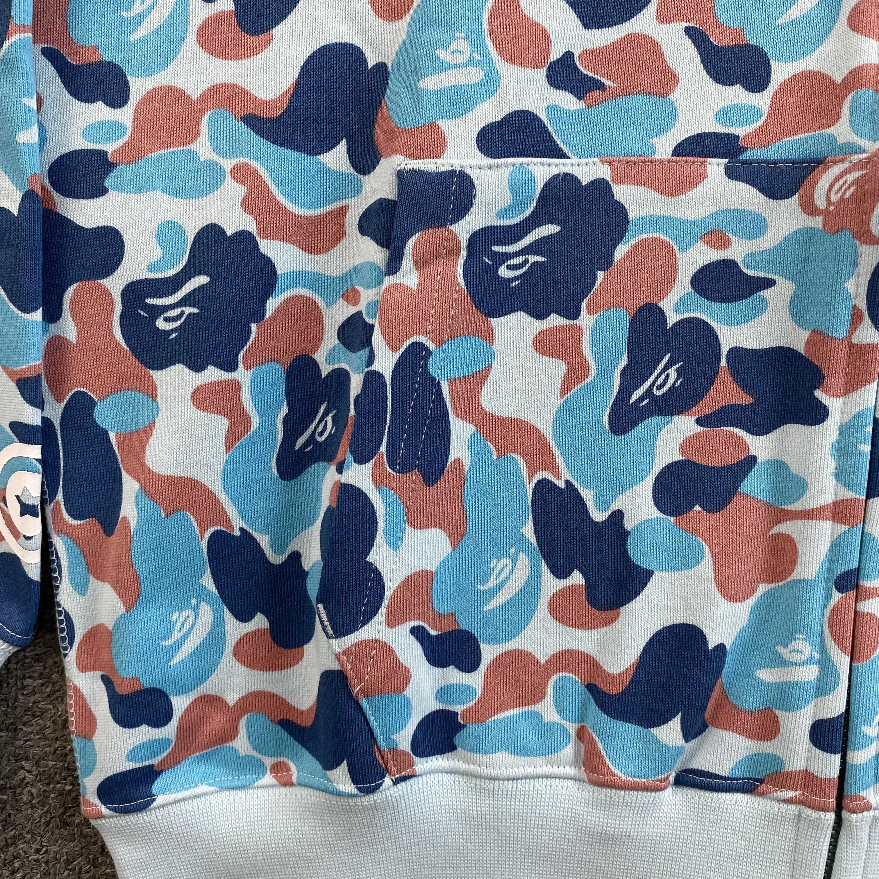 Bape Hangzhou Separate Shark Full Zip Hoodie Multicolor