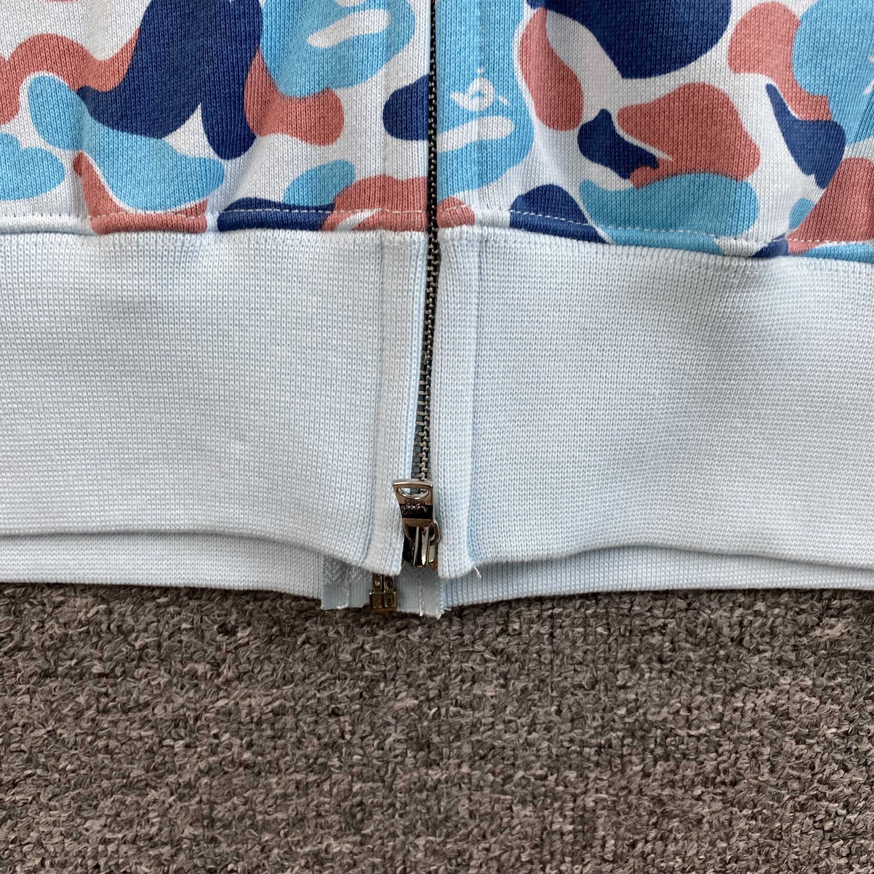 Bape Hangzhou Separate Shark Full Zip Hoodie Multicolor