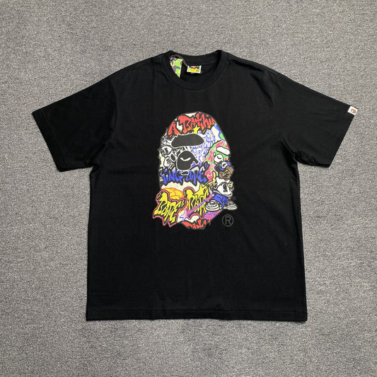 Bape Lux Sport Ape Head Tee Black