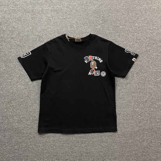 Bape Multi Fonts Tee Black