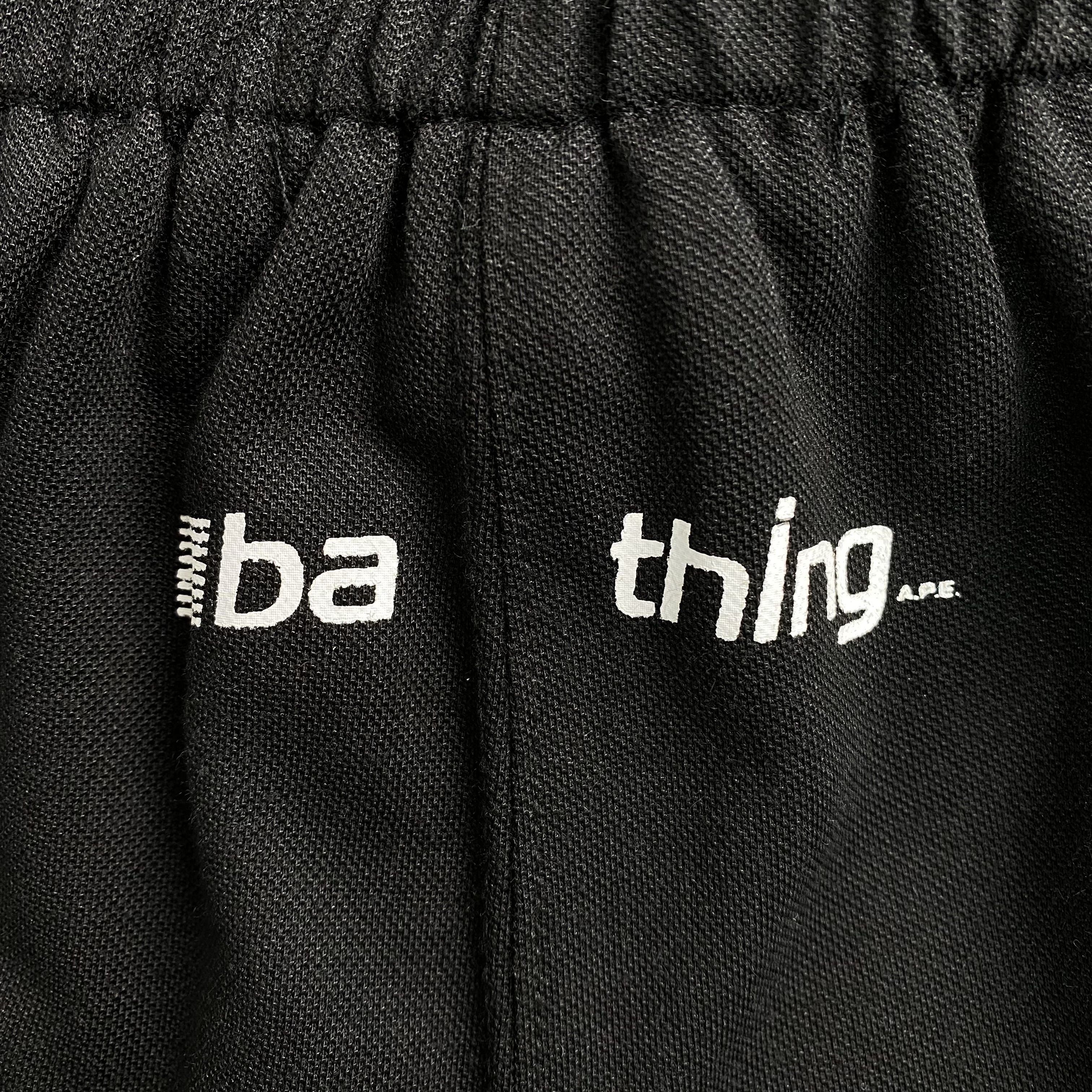 Bape Multi Logo Soccer Shorts Black