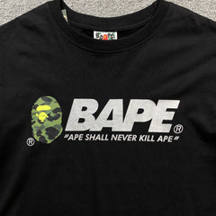 Bape Reflex Tee Black