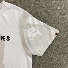 Bape Water Print Ape Head Tee White