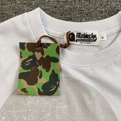 Bape Water Print Ape Head Tee White