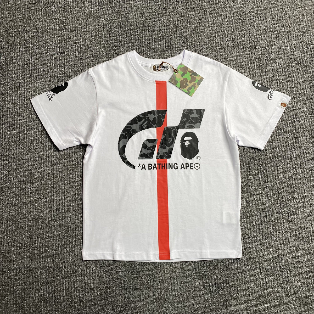Bape x Gran Turismo Tee White
