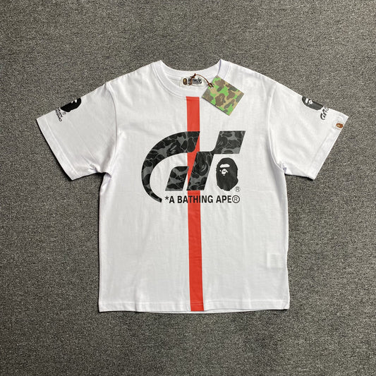 Bape x Gran Turismo Tee White