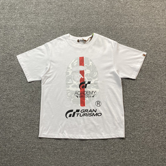 Bape x Gran Turismo Tee White