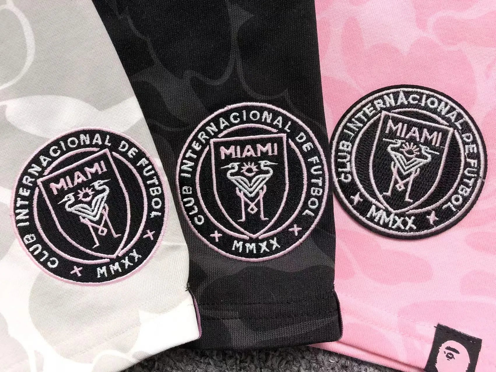 Bape X Inter Miami CF Camo Short Black