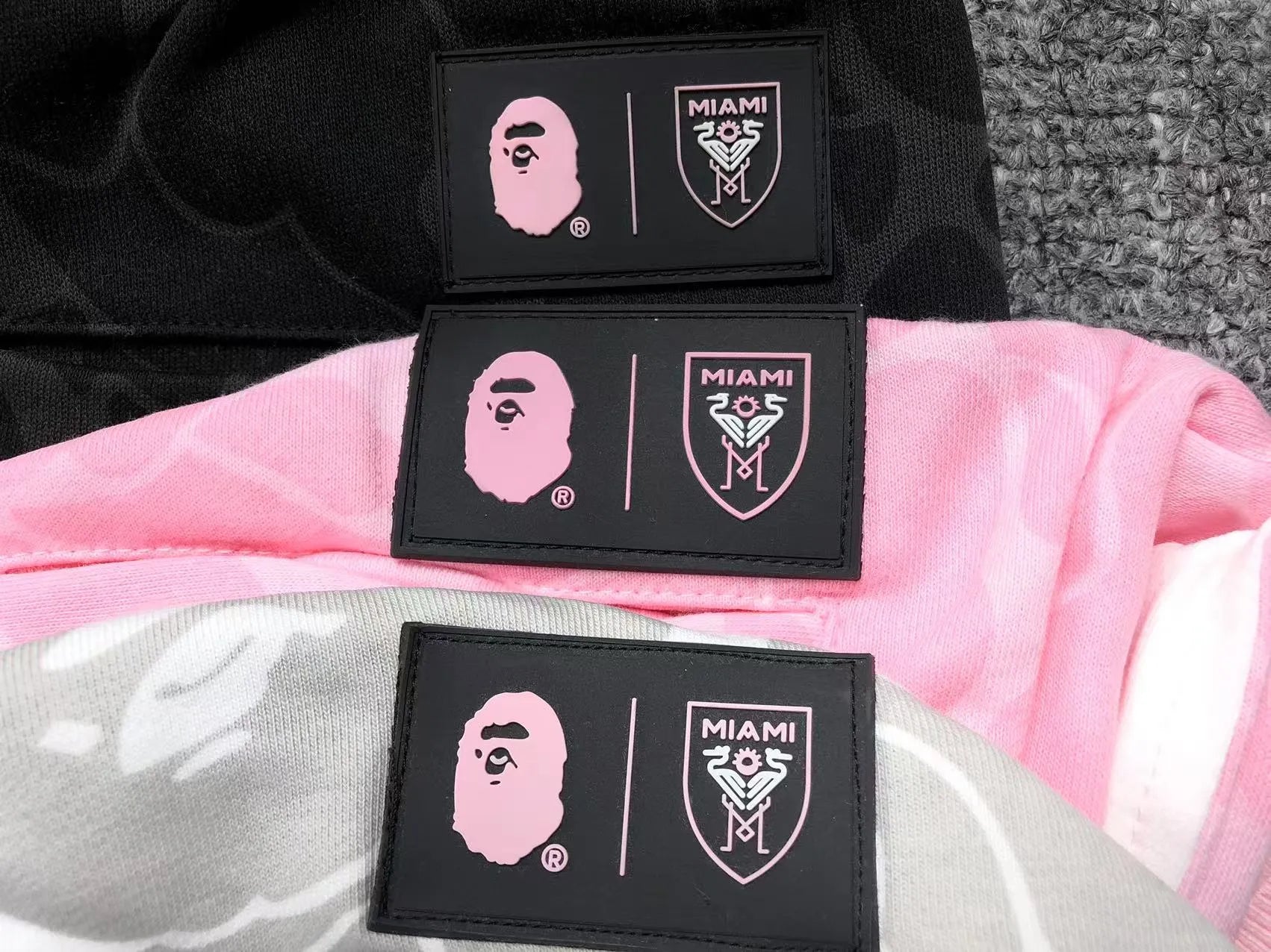 Bape X Inter Miami CF Camo Short Pink