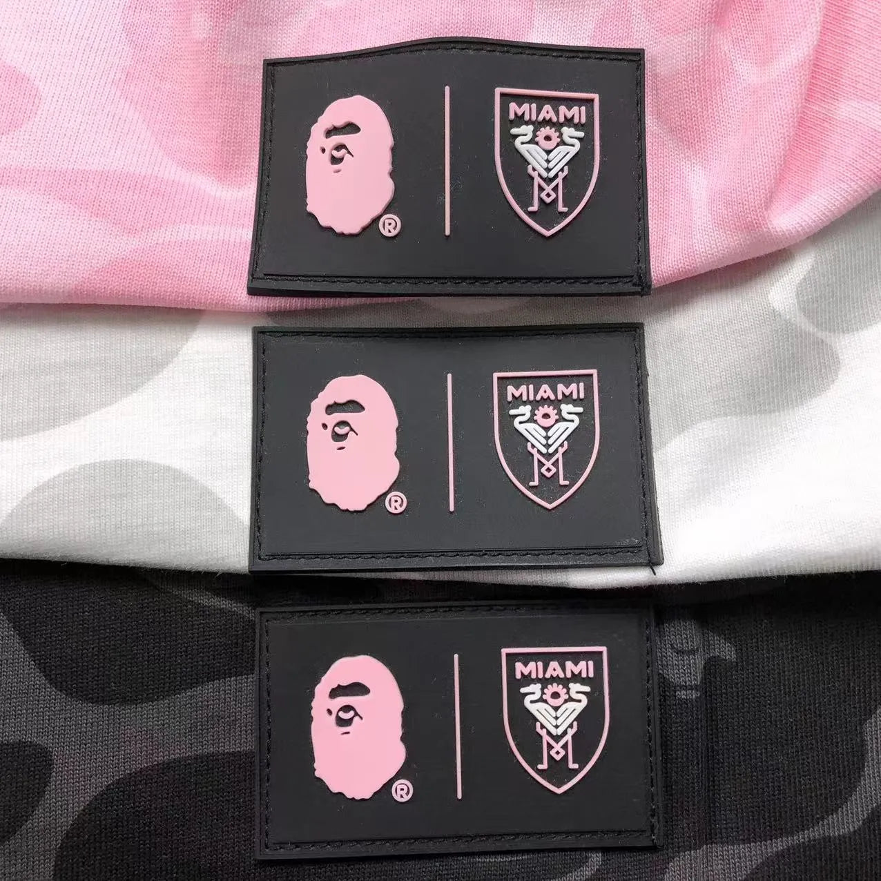 Bape X Inter Miami CF Camo Tee Black