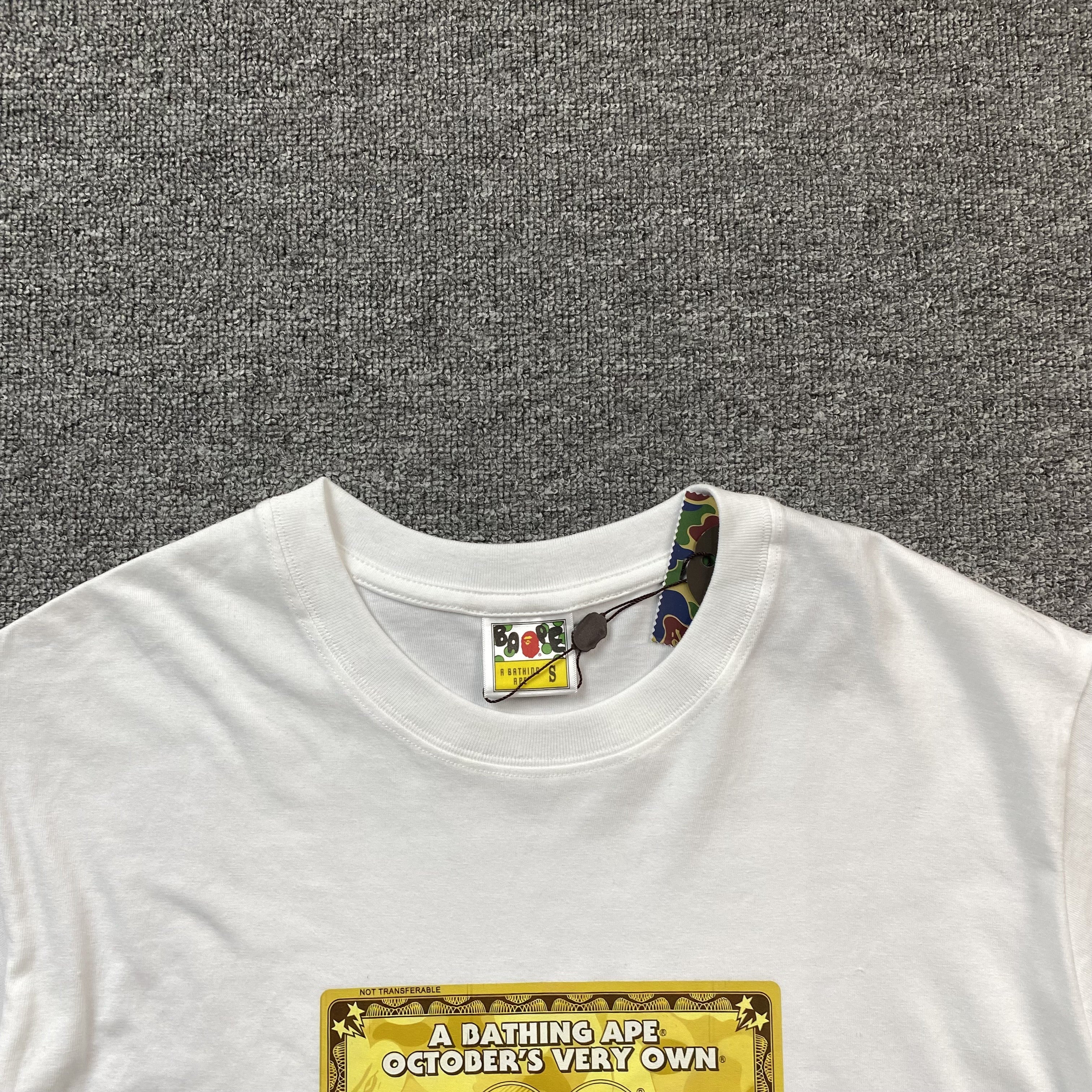Bape x OVO Card Tee White