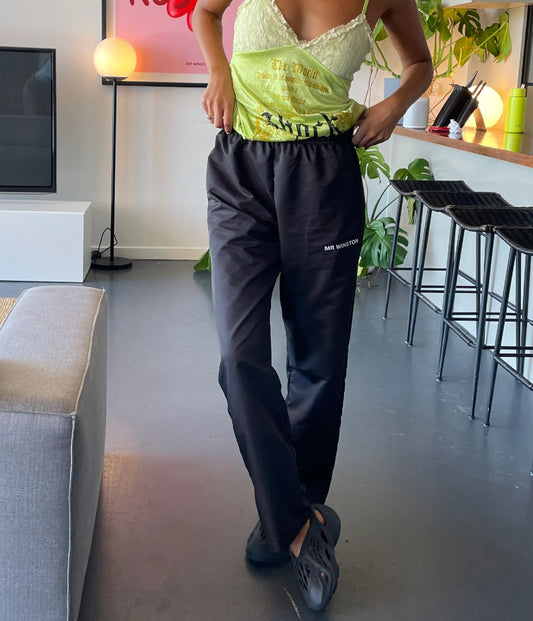 Mr Winston Black Spray Pants