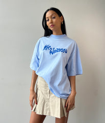 Mr Winston Powder Blue Tee