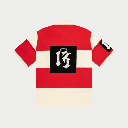 God Speed Classic Field Rugby Shirt (RED WHITE)