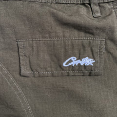 Corteiz Alcatraz Cargo Shorts Brown