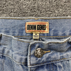 Corteiz Alcatraz Denim Shorts Blue