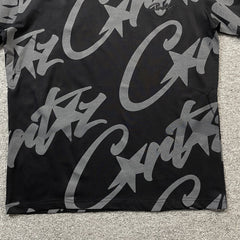 Corteiz Allstarz Allover T-Shirt Black