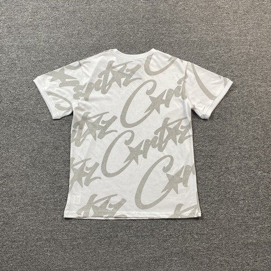 Corteiz Allstarz Allover T-Shirt White