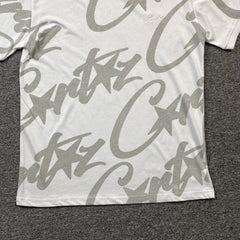 Corteiz Allstarz Allover T-Shirt White