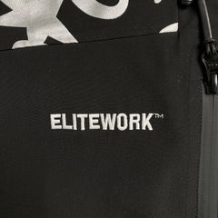 Corteiz Elitework Waterproof Shell Jacket Black