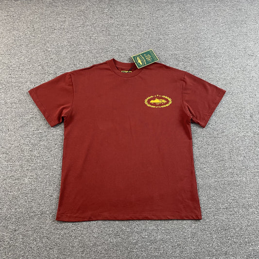 Corteiz Royale Tee Burgundy