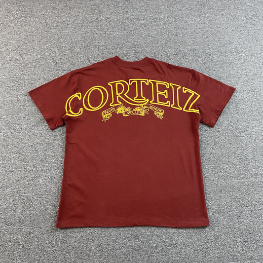 Corteiz Royale Tee Burgundy