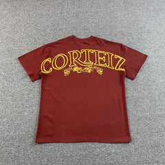 Corteiz Royale Tee Burgundy