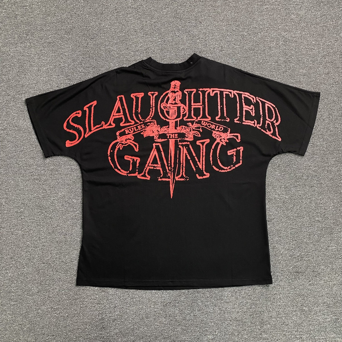 Corteiz x Slaughter Gang 21 Savage T-shirt Black