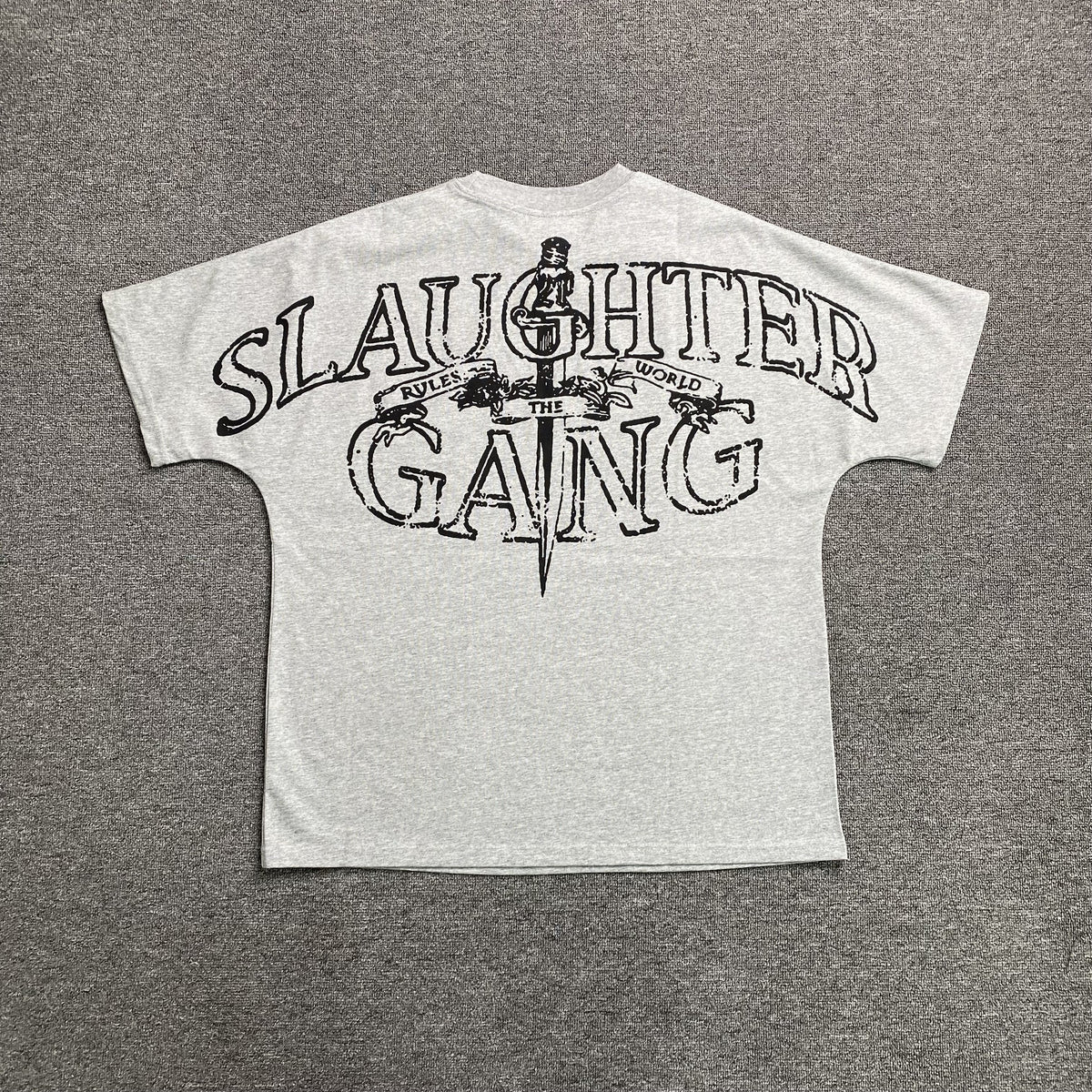 Corteiz x Slaughter Gang 21 Savage T-shirt Grey