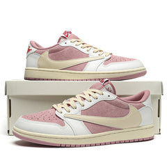 Travis Scott Air Jordan 1 Low OG SP Sail Shy Pink
