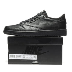 Travis Scott x Air Jordan 1 Crocodiles Black