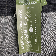 Denim Tears The Cotton Wreath Jean Short Black