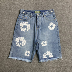 Denim Tears The Cotton Wreath Jean Short Light Blue