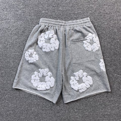 Denim Tears The Cotton Wreath Shorts Grey