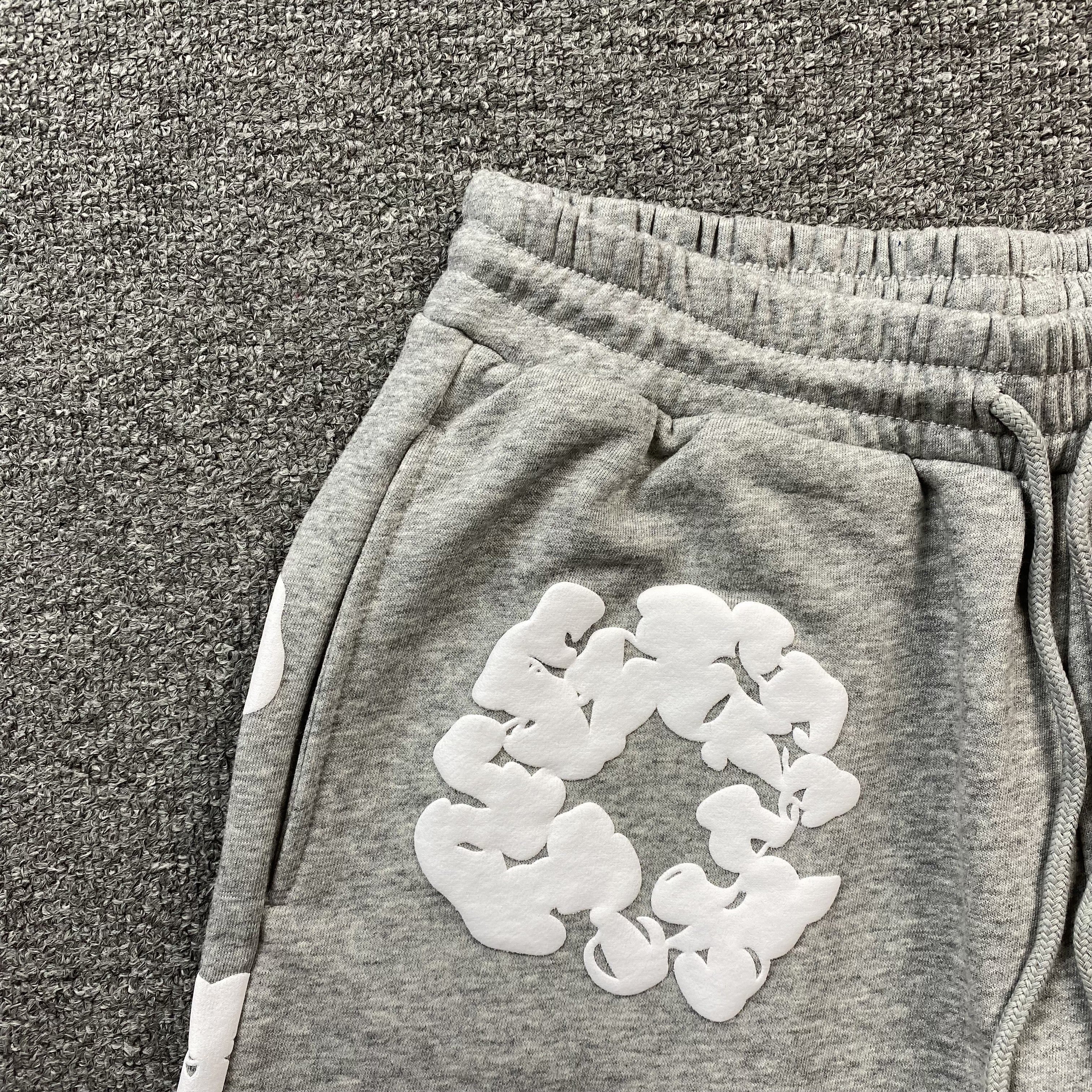 Denim Tears The Cotton Wreath Shorts Grey