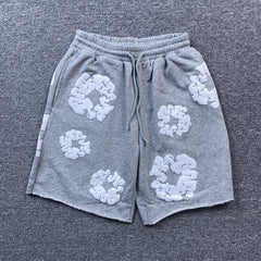 Denim Tears The Cotton Wreath Shorts Grey