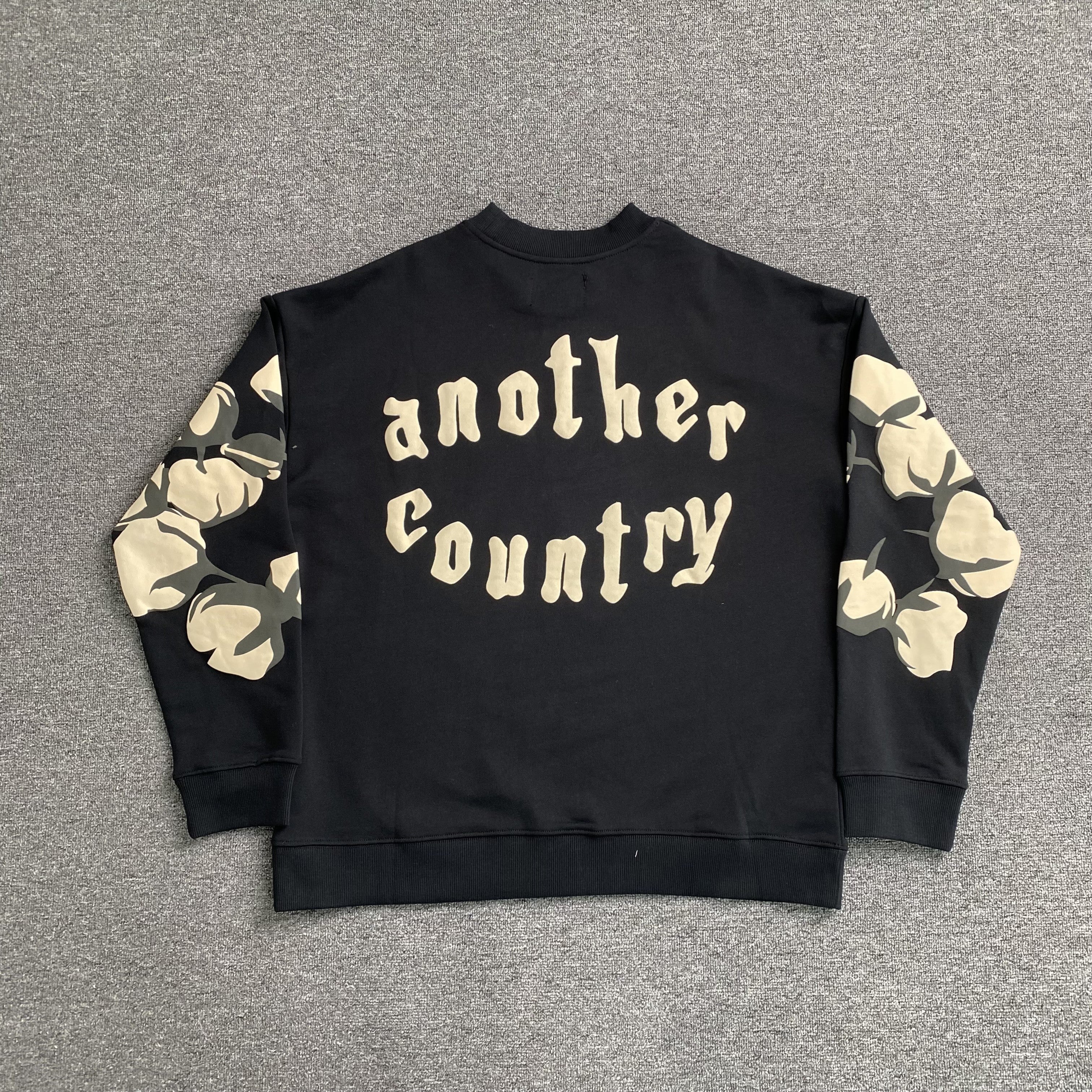 Denim Tears x CPFM Cactus Tears Crewneck Black
