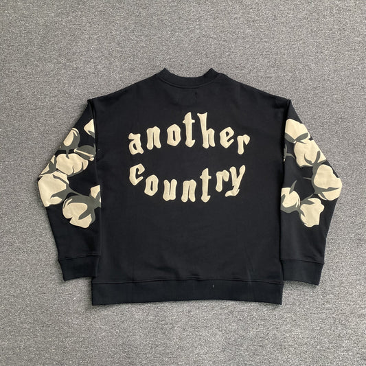 Denim Tears x CPFM Cactus Tears Crewneck Black