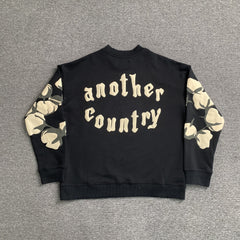 Denim Tears x CPFM Cactus Tears Crewneck Black