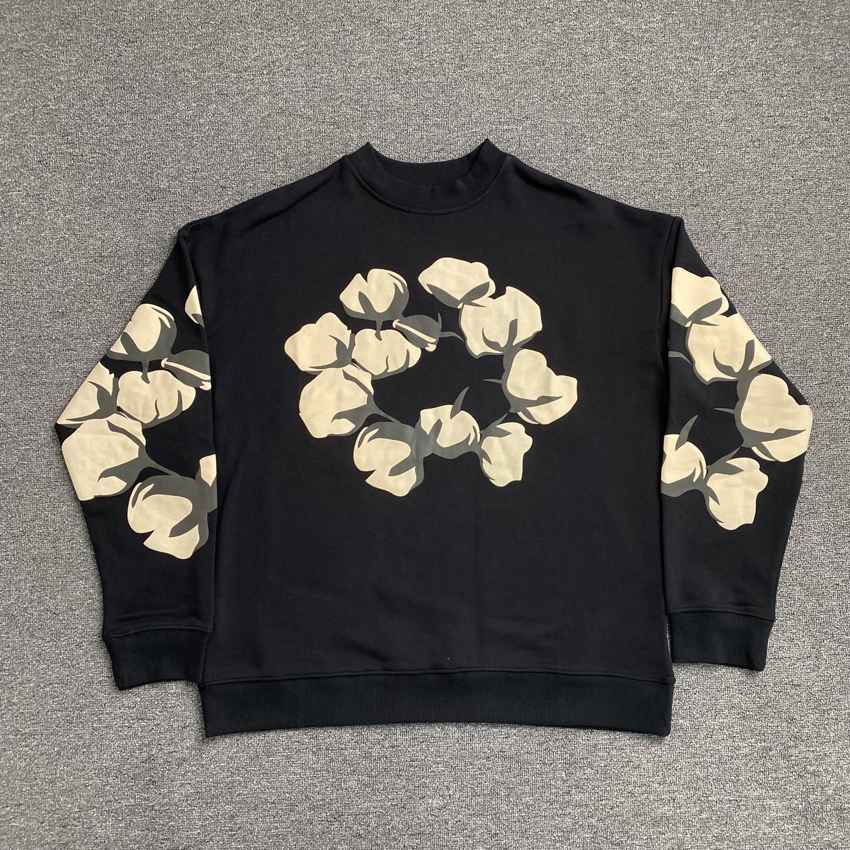Denim Tears x CPFM Cactus Tears Crewneck Black