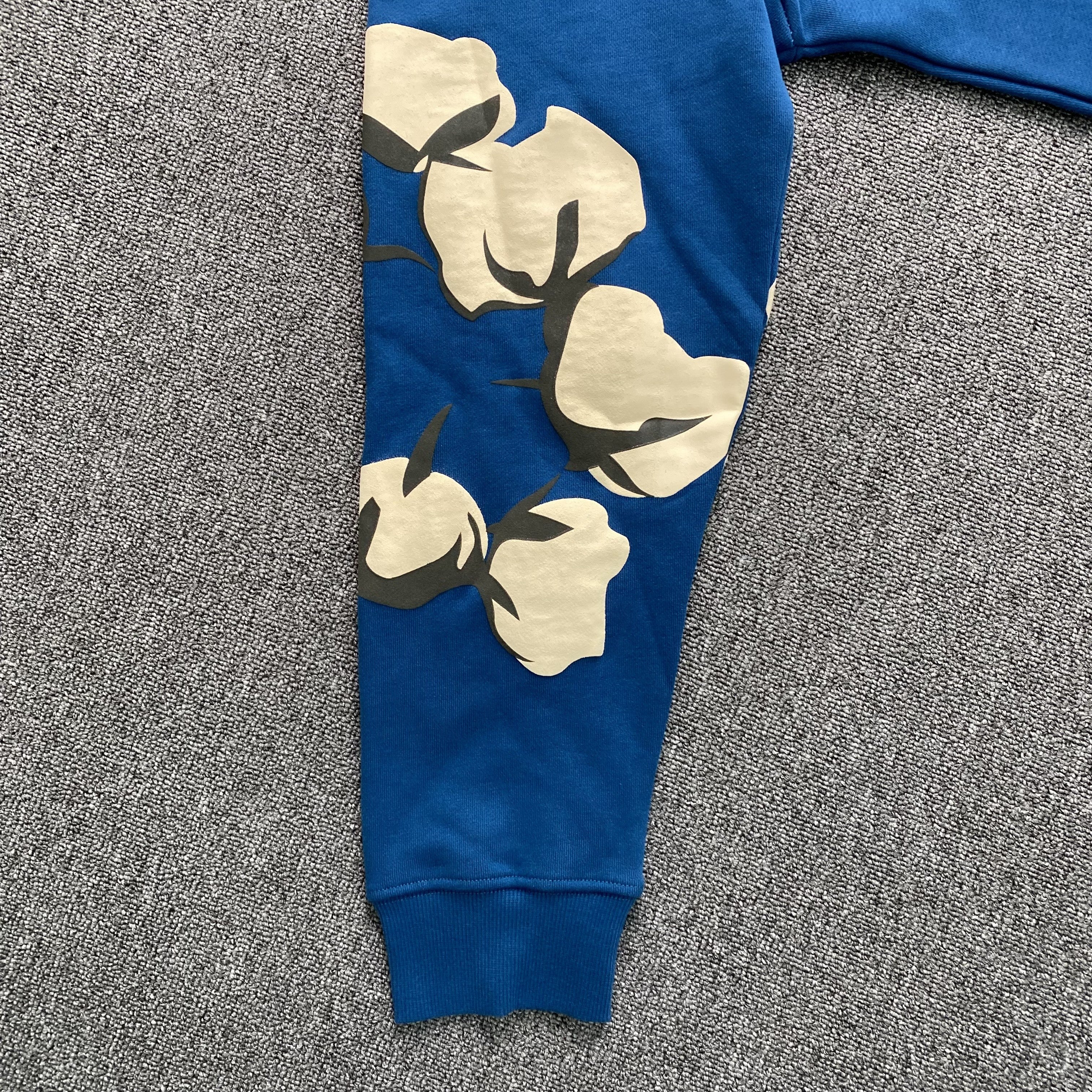 Denim Tears x CPFM Cactus Tears Crewneck Blue