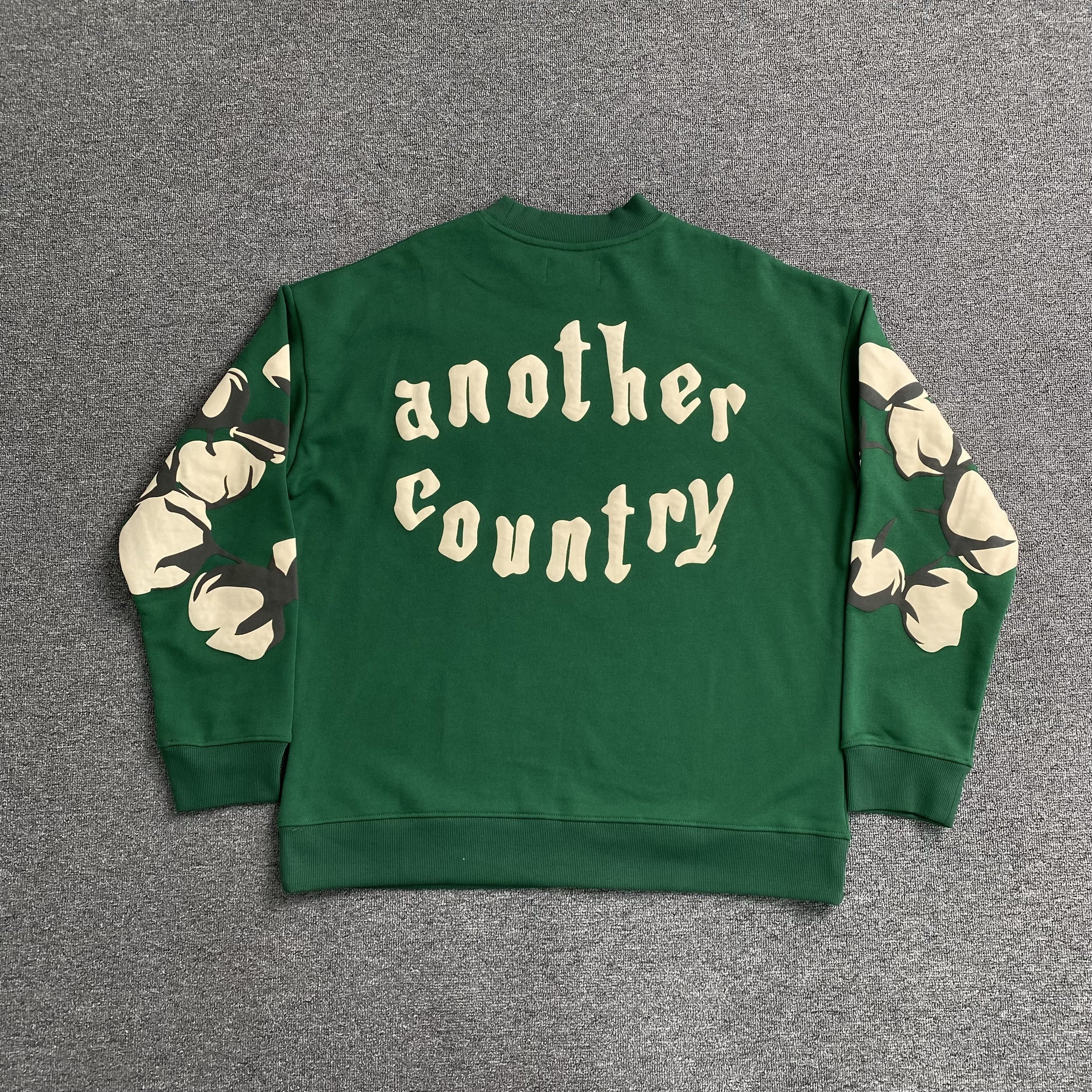 Denim Tears x CPFM Cactus Tears Crewneck Green